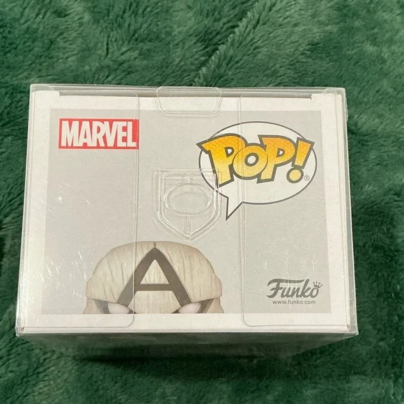 Funko Venom Poison Captain America Pop! Vinyl - White, Black, Blue, Red - Picture 5 of 6